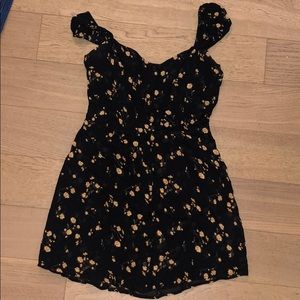 Reformation floral mini dress